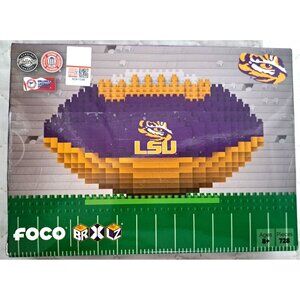 LSU Foco Brxlz Building Brick Kit Ages 8+, 728 Bricks NO DECALS